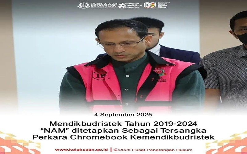 Mantan Mendikbudristek periode 2019–2024, Nadiem Makarim