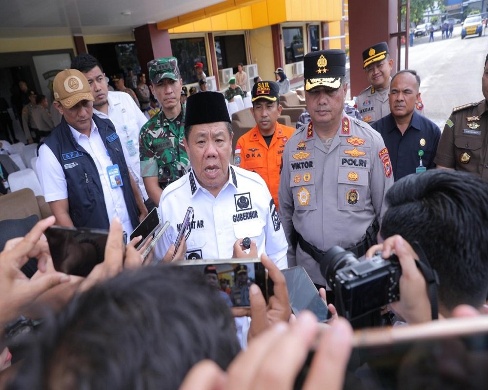 Gubernur Babel Hidayat Arsani Ikuti Apel Kesiapsiagaan Tanggap Darurat Bencana Hidrometeorologi