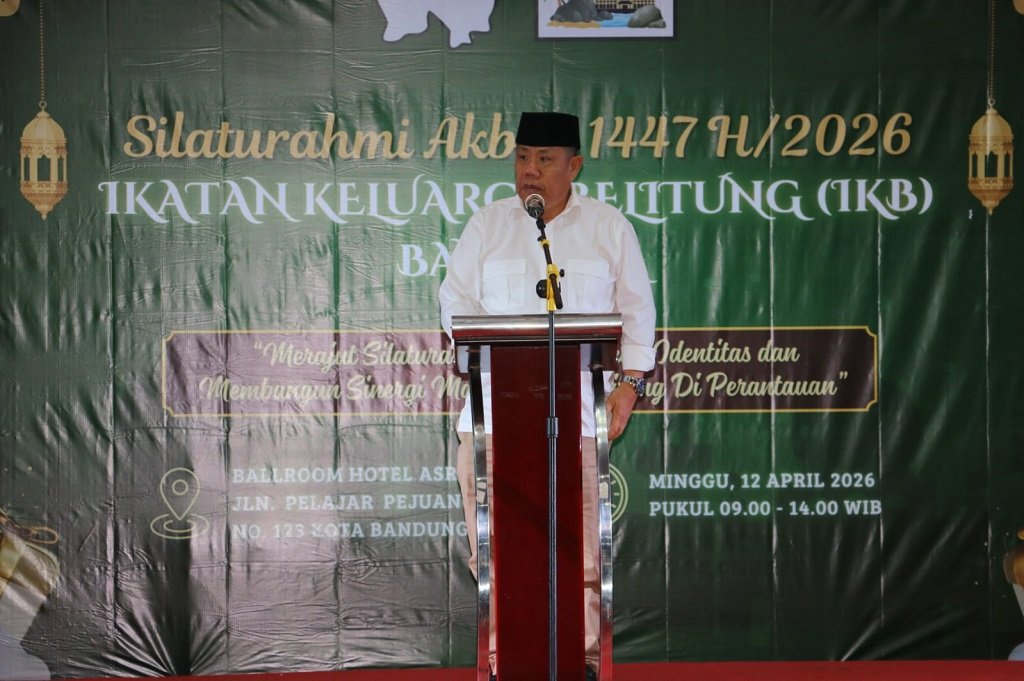 Gubernur Babel Hidayat Arsani Ajak Ikatan Keluarga Belitung Jadi Jembatan Kemajuan Daerah. (Foto: doc. Humas Diskominfo Babel)