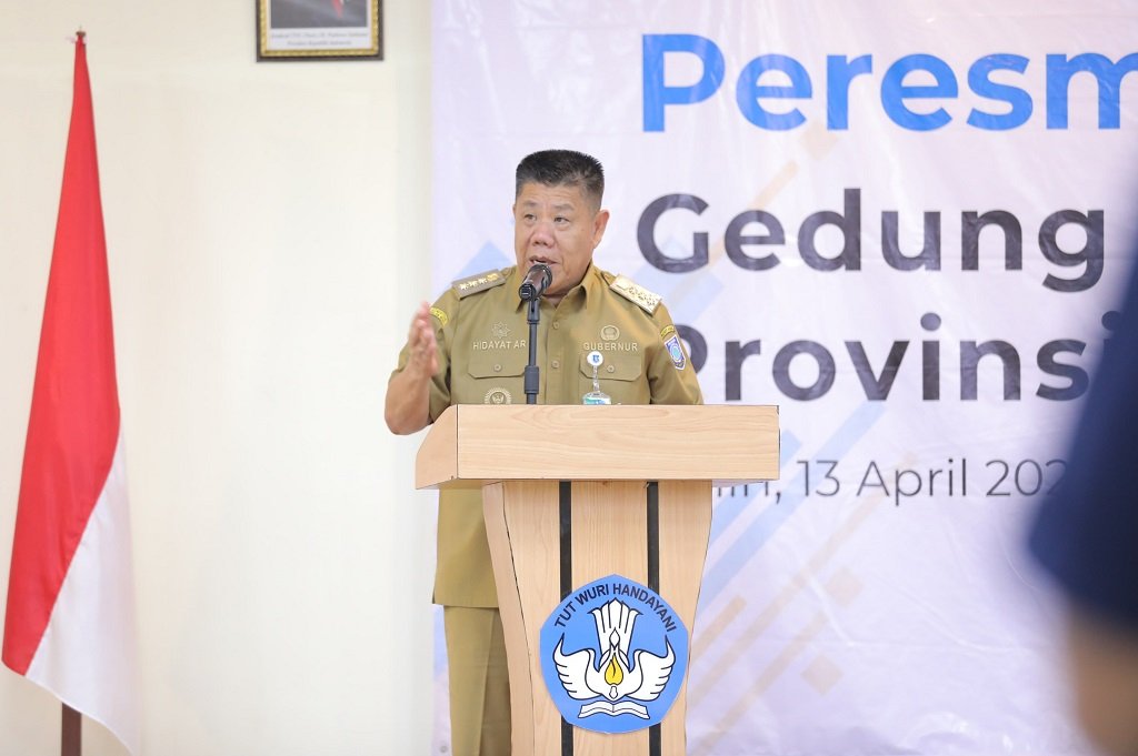 Gubernur Babel Hidayat Arsani Resmikan Gedung Kantor Bahasa Babel, Jadi Momentum Kolaborasi Literasi. (Foto: doc. Humas Diskominfo Babel)
