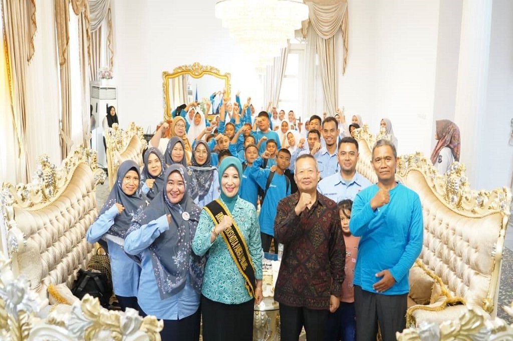 Kunjungan Pelajar Ramaikan Rumah Residen Wali Kota Pangkalpinang sebagai Ruang Edukasi. (Foto: doc. Humas Diskominfo Pkp)
