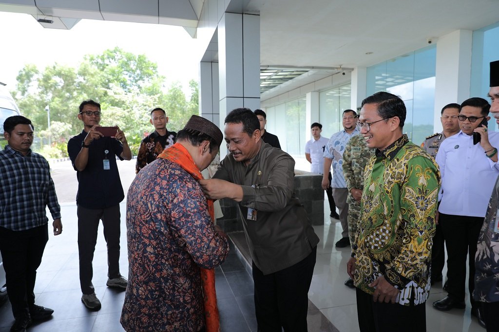 Pj Sekda Babel Sambut Kunjungan Kerja Wakil Ketua MPR RI dalam Rangka Sosialisasi 4 Pilar. (Foto: doc. Humas Diskominfo Babel)