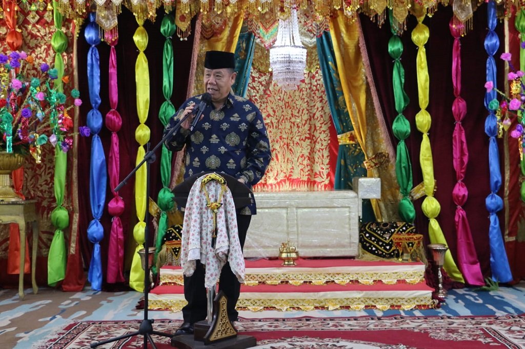 Gubernur Hidayat Arsani Dorong Pelestarian Tradisi Lewat Festival Bedulang IKMB. (Foto: doc. Humas Diskominfo Babel) 