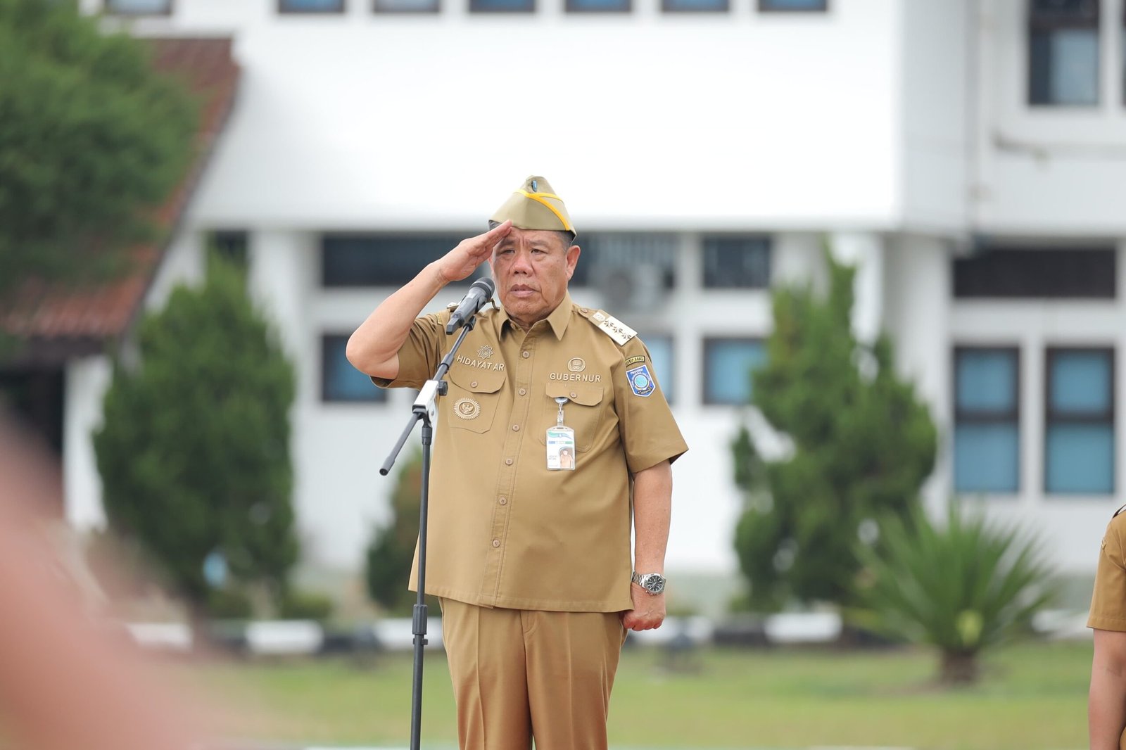 Gubernur Babel Hidayat Arsani Pimpin Apel, Apresiasi Dukungan Masyarakat dan ASN. (Foto: doc. Humas Diskominfo Babel)