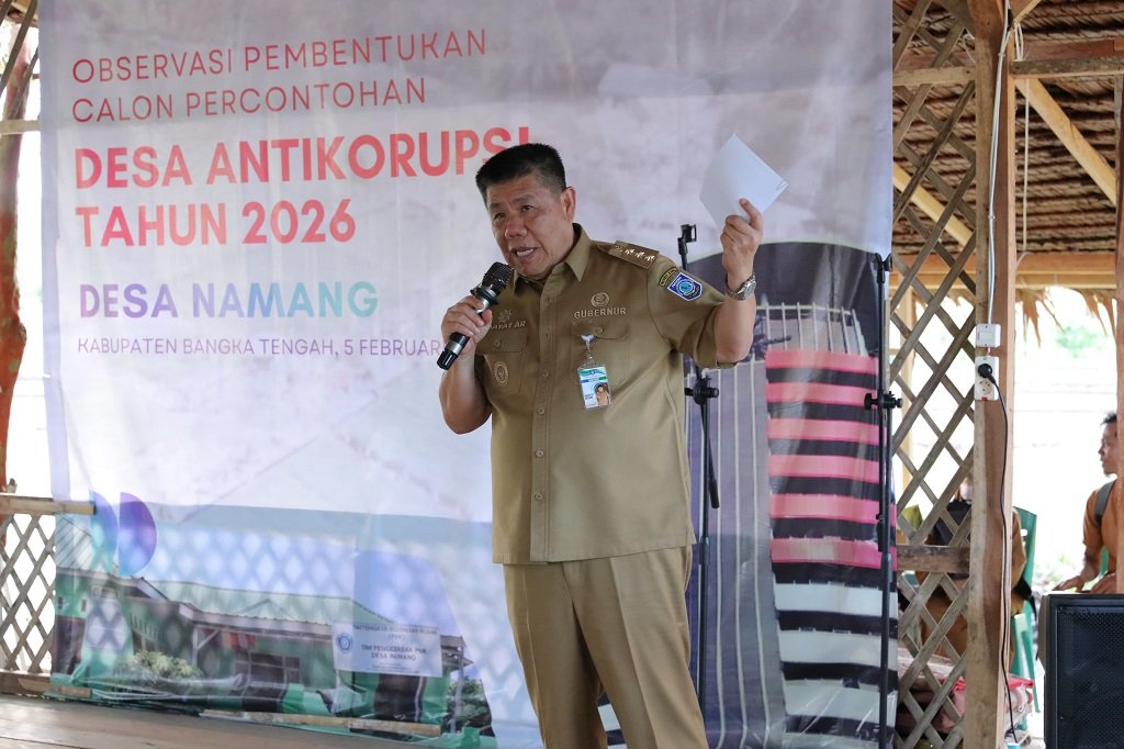 Langkah Strategis! Gubernur Babel Hidayat Arsani Dorong Ketahanan Pangan lewat Penanaman Padi di Namang. (Foto: doc. Humas Diskominfo Babel)