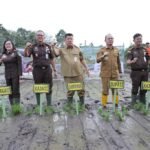 Program Desa Adhyaksa 2026 Dimulai, Gubernur Babel Hidayat Arsani Pimpin Penanaman Padi. (Foto: doc. Humas Diskominfo Babel)