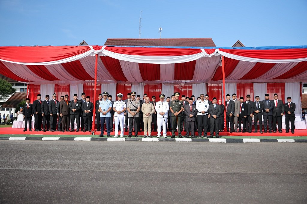 Gubernur Babel Hidayat Arsani Serukan Kolaborasi di Hari Otonomi Daerah ke-30, Asta Cita Jadi Fokus. (Foto: doc. Humas Diskominfo Babel)