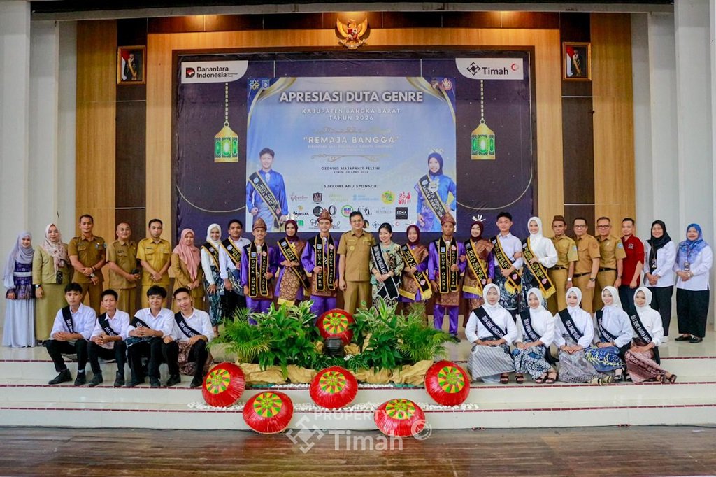 Sinergi dengan Pemerintah Daerah, PT TIMAH Tbk Dukung Pengembangan Generasi Muda Lewat Duta GenRe 2026. (Foto: doc. Humas PT Timah Tbk)