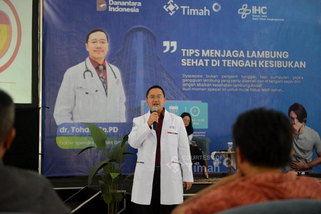 PT TIMAH Tbk Gelar Edukasi Kesehatan Karyawan Bersama PT Bakti Timah, Kualitas Hidup Meningkat. (Foto: doc. PT Timah Tbk)