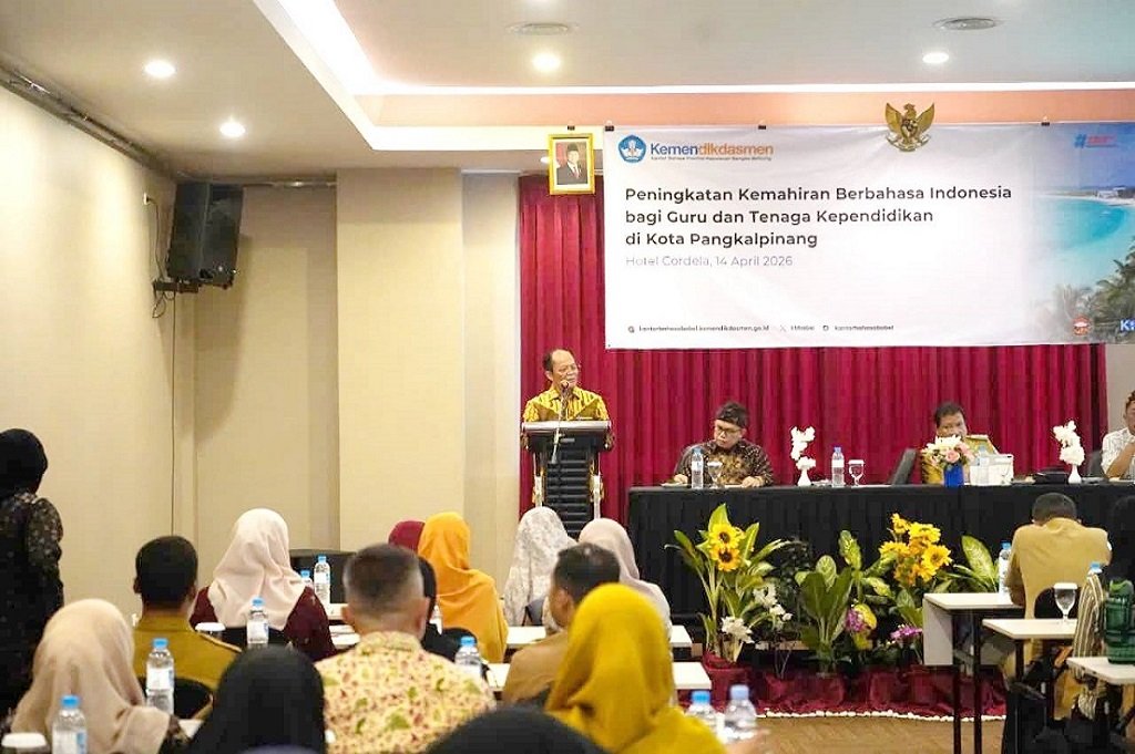 Guru di Pangkalpinang Uji Kemahiran Berbahasa Indonesia. (Foto: doc. Humas Diskominfo Pkp)