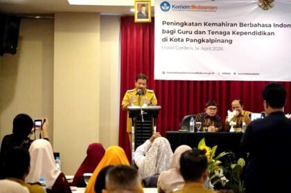 Guru di Pangkalpinang Uji Kemahiran Berbahasa Indonesia. (Foto: doc. Humas Diskominfo Pkp)