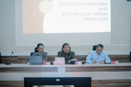 Sampah dan Banjir Fokus Pembenahan di Sektor Lingkungan di Wilayah Kota Pangkalpinang. (Foto: doc. Humas Diskominfo Pkp)