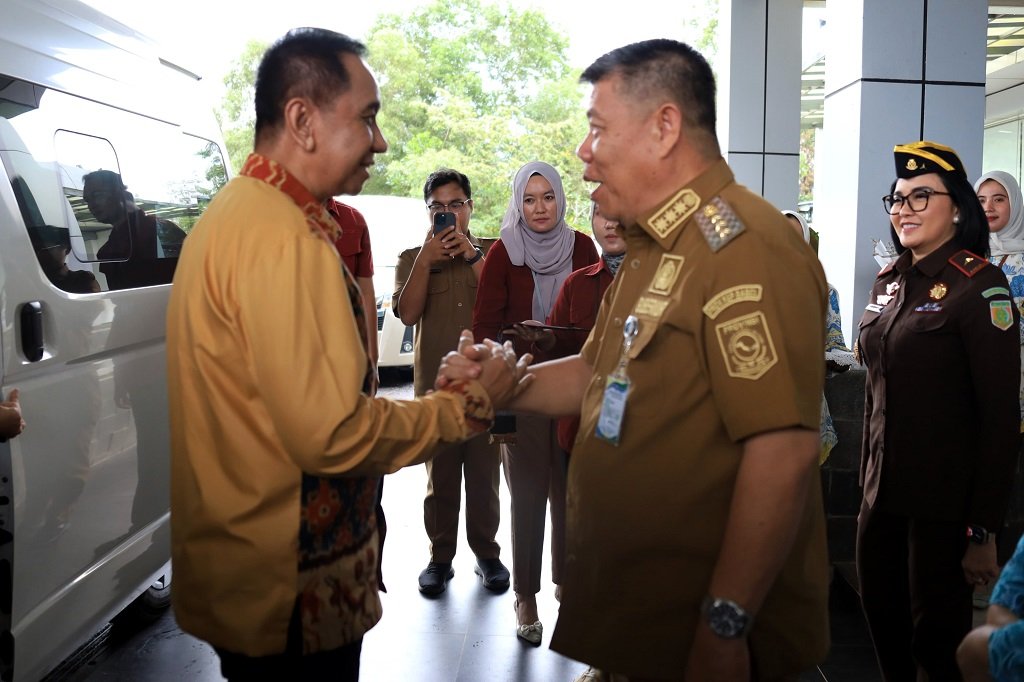 Kajati Baru Disambut Gubernur Hidayat Arsani, Kolaborasi Strategis di Babel Jadi Sorotan. (Foto: doc. Humas Diskominfo Babel)